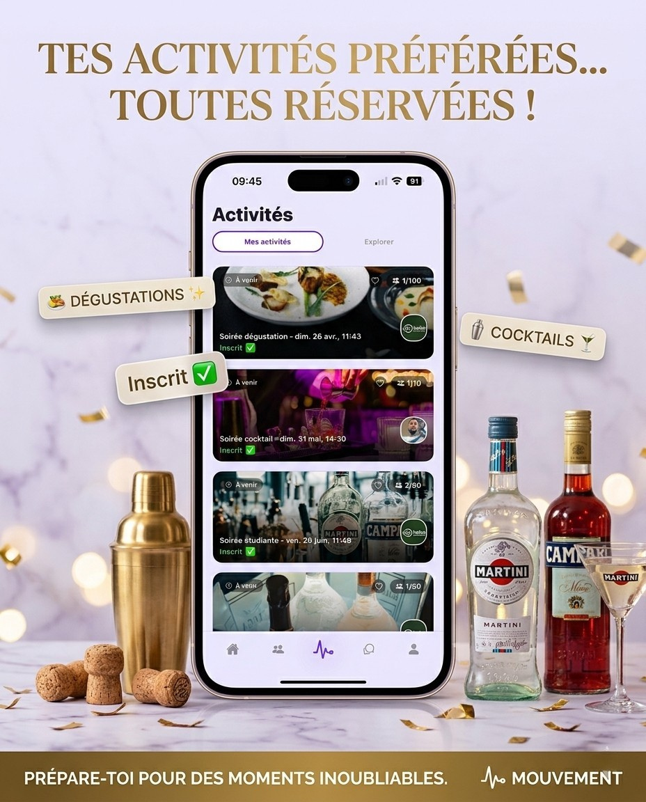 Activités réservées